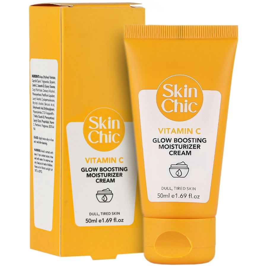 کرم مرطوب کننده و روشن کننده مدل ویتامین سی اسکین شیک | 50 میلی لیتر - Image 1