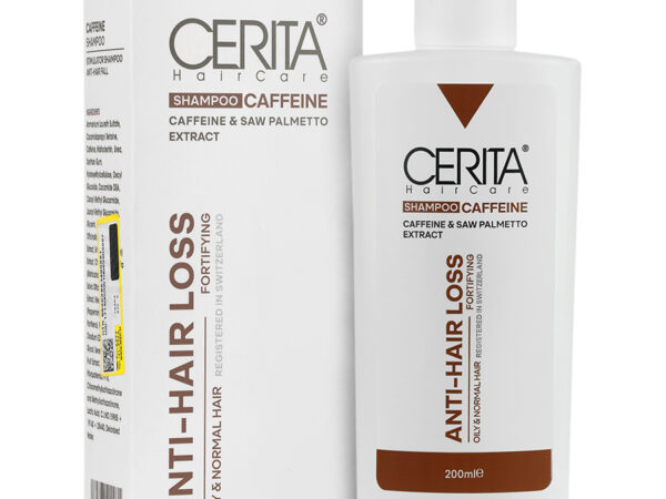 شامپو کافئین مناسب موی چرب و معمولی سریتا - 200 میلی لیتر