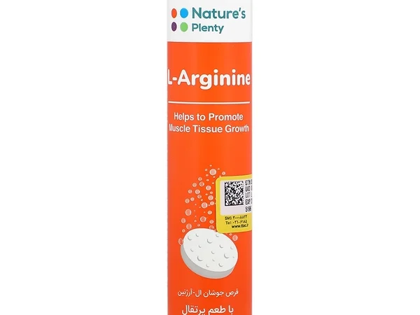 قرص جوشان ال آرژنین 1000 میلی گرم نیچرز پلنتی (20 عددی)