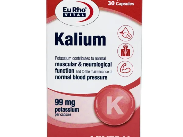 کپسول پتاسیم 99 میلی گرم کالیوم یوروویتال (30 عددی)