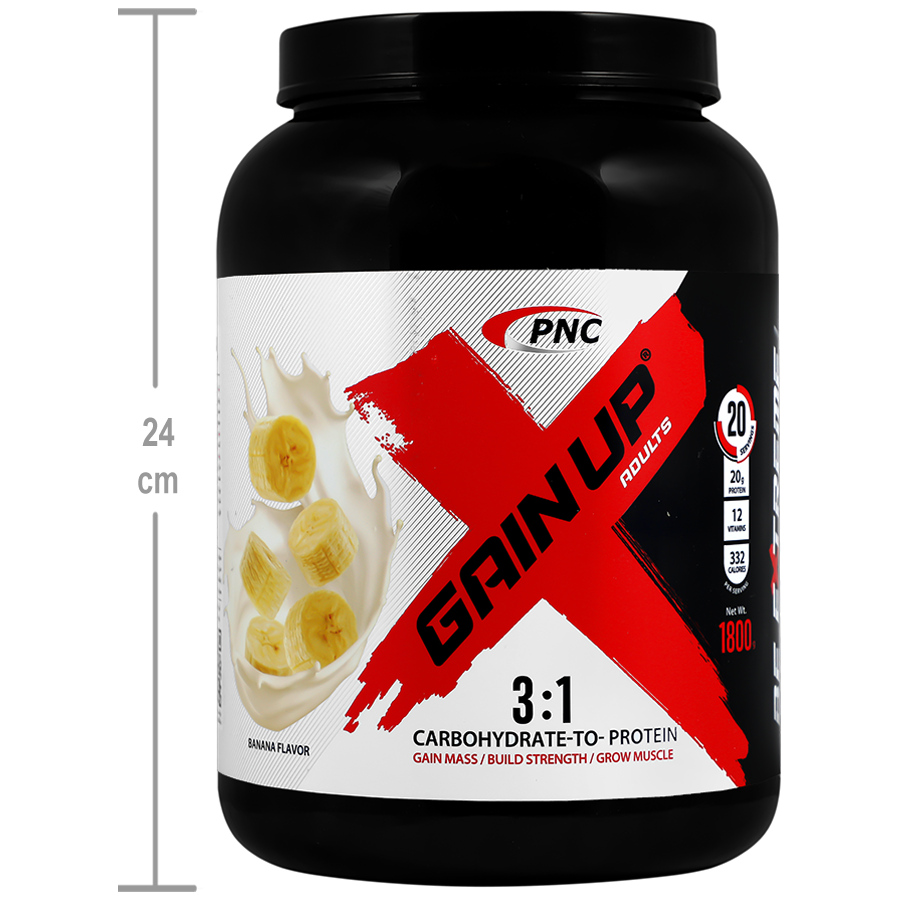 1646435215202581041 پودر گین آپ طعم موز پی ان سی - 1800 گرمی - Image 1