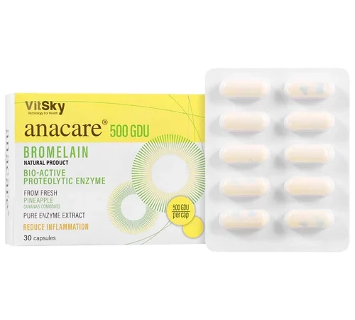 کپسول بروملین 500 جی دی یو آناکر ویت اسکای - 30 عددی