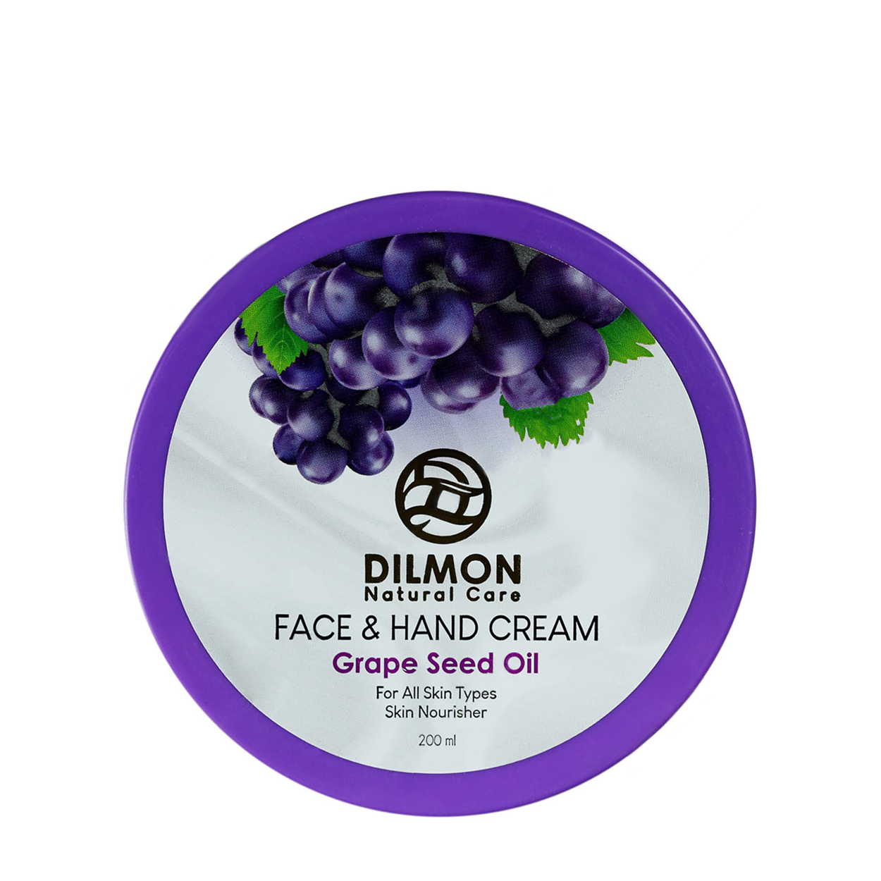 674cbebf659d0 کرم کاسه ای مرطوب کننده دست و صورت هسته انگور دیلمون | 200 میلی لیتر - Image 1