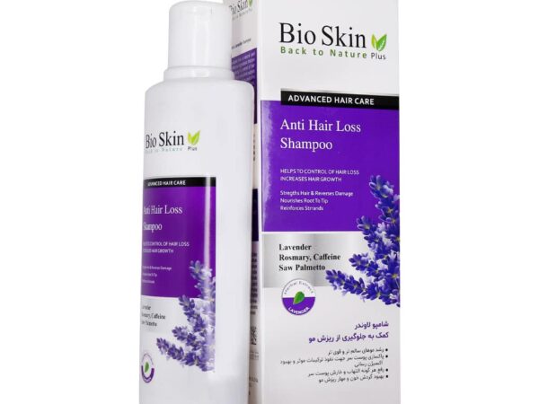 شامپو ضد ریزش لاوندر بایو اسکین پلاس | 200 میلی لیتر