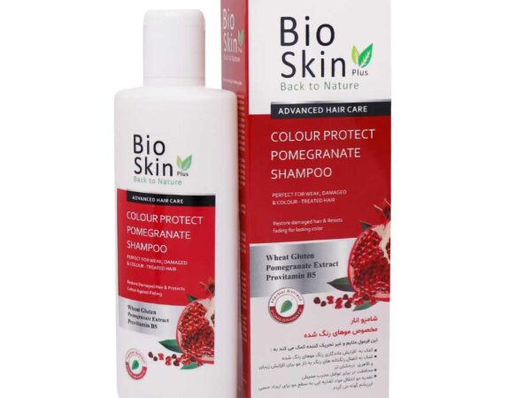 شامپو انار موهای رنگ شده بایو اسکین پلاس | 200 میلی لیتر