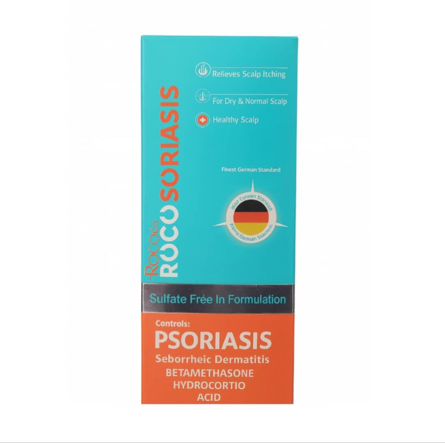 شامپو سوریازیس سر و بدن بدون سولفات حاوی اوره روکو سوریازیس روکوکو | 300 میلی لیتر - Image 1