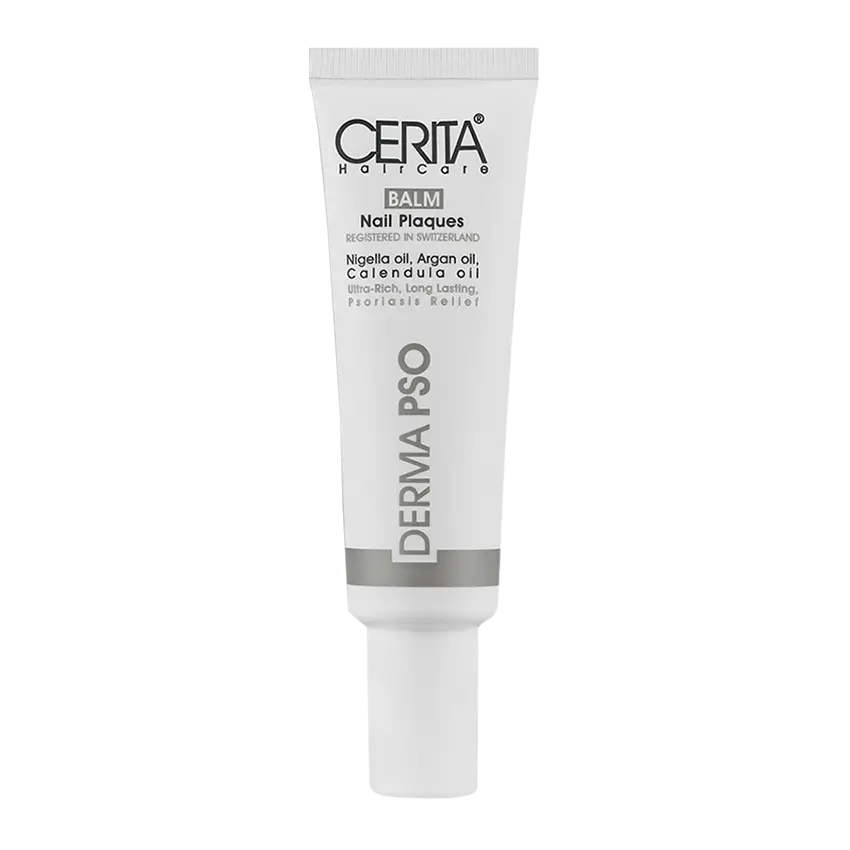 Cerita-Psoriasis-Nail-Balm-1 بالم پسوریازیس ناخن روغن سیاه دانه روغن آرگان روغن کالاندولا سریتا - 30 میلی لیتر - Image 1