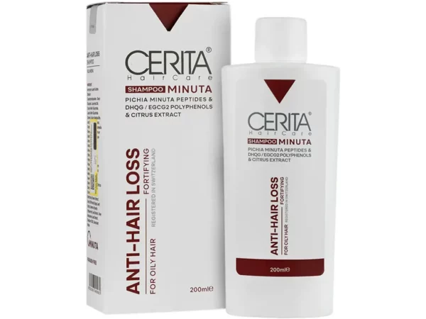 شامپو ضد ریزش مینوتا مناسب موی چرب سریتا - 200 میلی لیتر