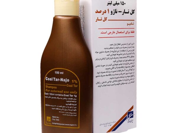 شامپو کول تار 1% ناژو - 150 میلی لیتر