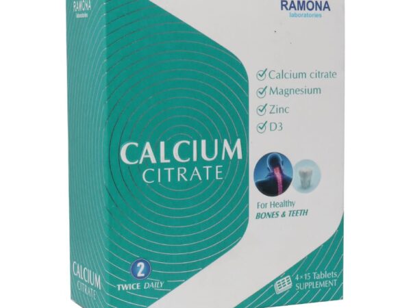 قرص کلسیم سیترات رامونا - 60 عدد