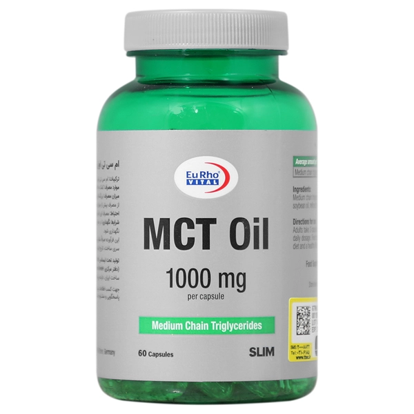 163115331322025123011 کپسول ژله ای ام سی تی اویل 1000 میلیگرم یورو ویتال - 60 عدد - Image 1