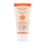 فلوئید ضد آفتاب سان سیف بدون رنگ و کاملا نامرئی دارای SPF50(50 گرم)