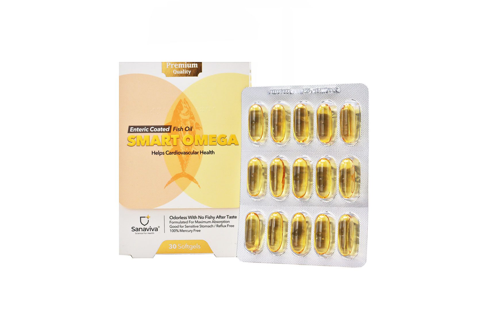 693865ef3e7ac کپسول اسمارت امگا 1000میلیگرم ساناویوا ورقی - 30 عدد - Image 1