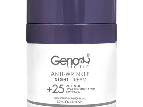 کرم ضد چروک شب بالای 25 سال ژنوبایوتیک - 30 میلی لیتر