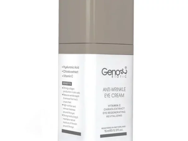 کرم ضد چروک دور چشم ژنوبایوتیک - 15 میلی لیتر