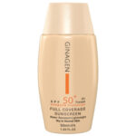 کرم ضد آفتاب رنگی پوست خشک SPF50 ژیناژن (50 میلی لیتر)
