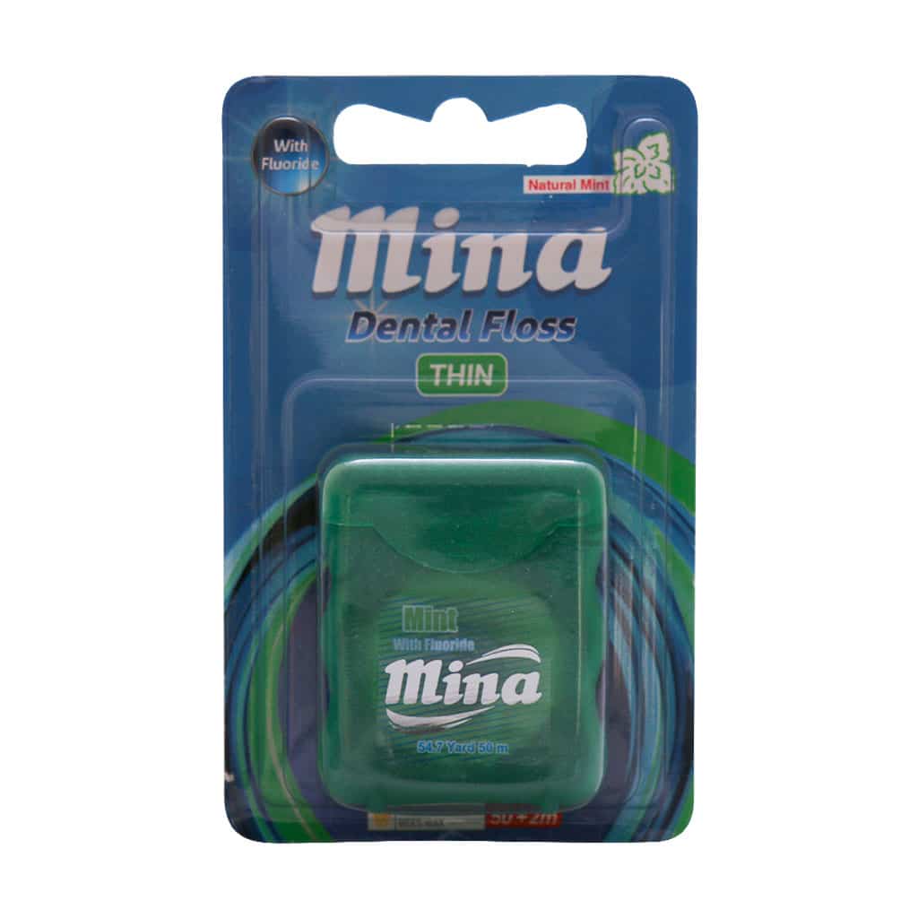 Mina-Mint-Dental-Floss-۵۰-m نخ دندان نازک مینا (50 متر) - Image 1