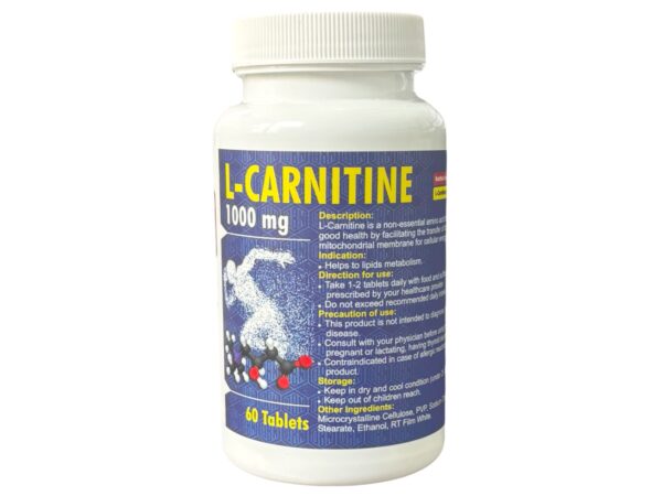 قرص کارنیتین 1000 میلی گرم بهستان - 60 عدد