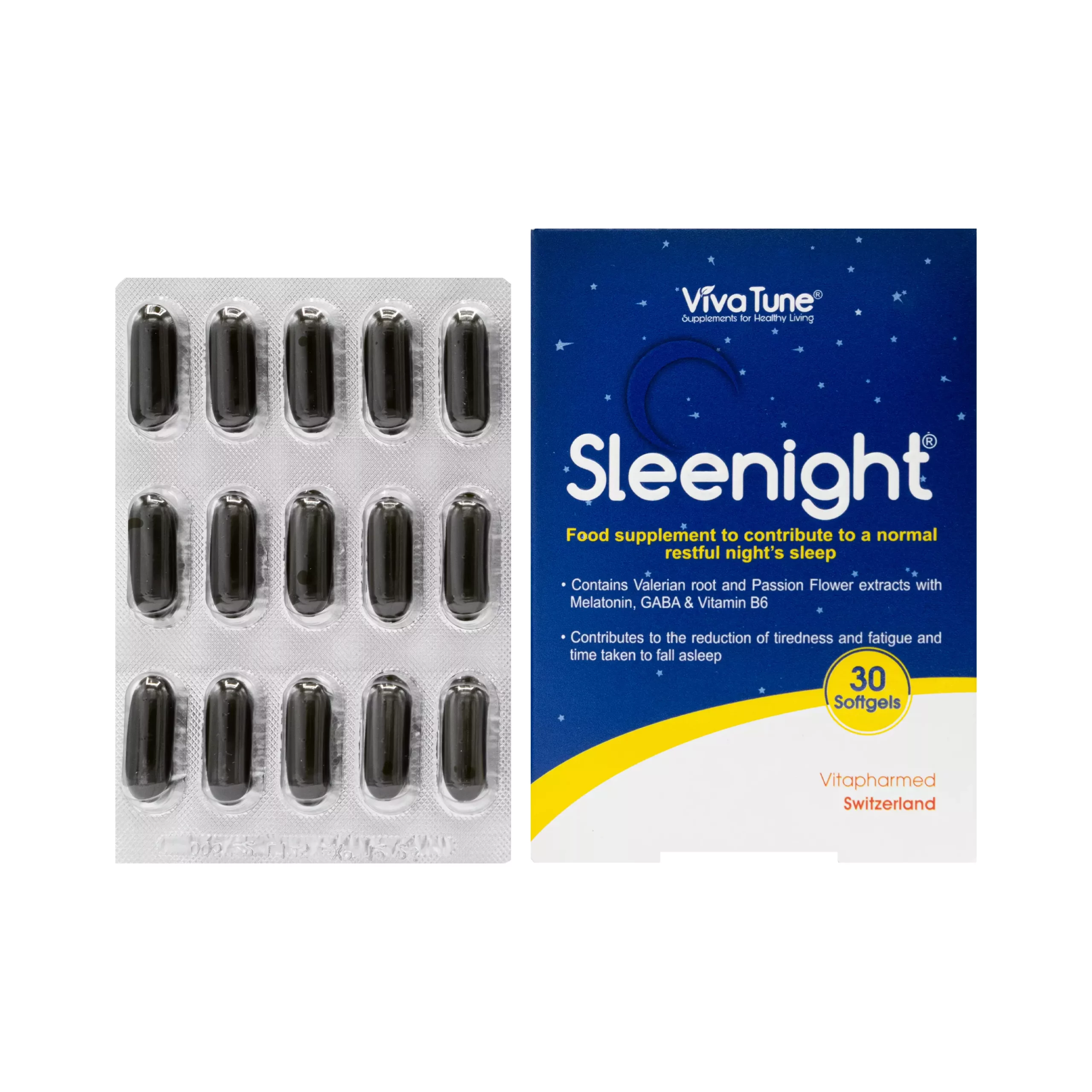 کپسول نرم ژلاتینی اسلینایت ویواتیون ویتا فارمد کپسول ژله ای اسلینایت ویوا تیون - 30 عدد - Image 1