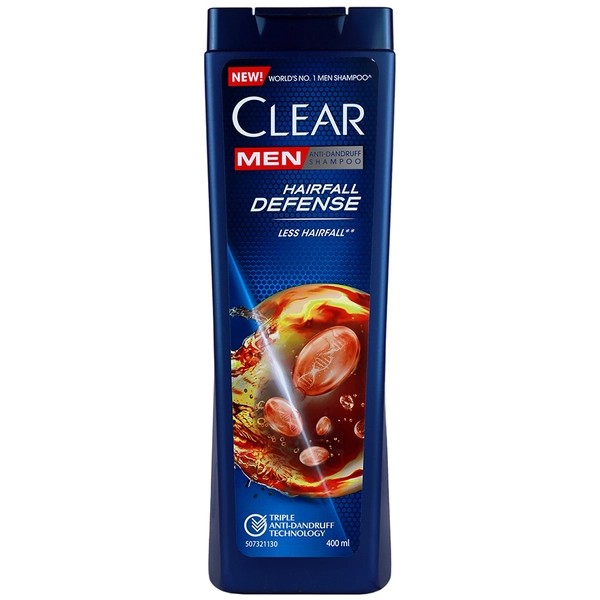 شامپو ضد شوره و ضد ریزش آقایان مدل Hairfall Defense کلییر | 400 میلی لیتری - تصویر 1
