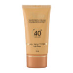 کرم ضد آفتاب کرم پودری مدیسان با SPF40 مناسب انواع پوست (30 میلی لیتر)