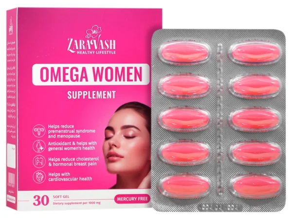 کپسول ژله ای امگا ومن زراوش (30 عدد)