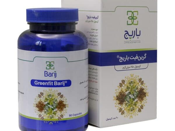 کپسول گرین فیت 650 میلی گرم باریج اسانس (60 عددی)