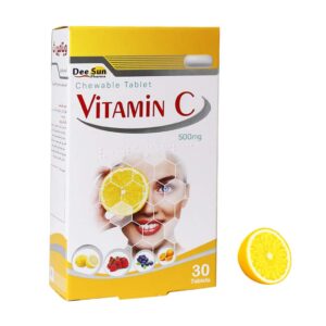 قرص جویدنی ویتامین C 500 دی سان فارما (30 عددی)