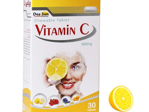 قرص جویدنی ویتامین C 500 دی سان فارما (30 عددی)