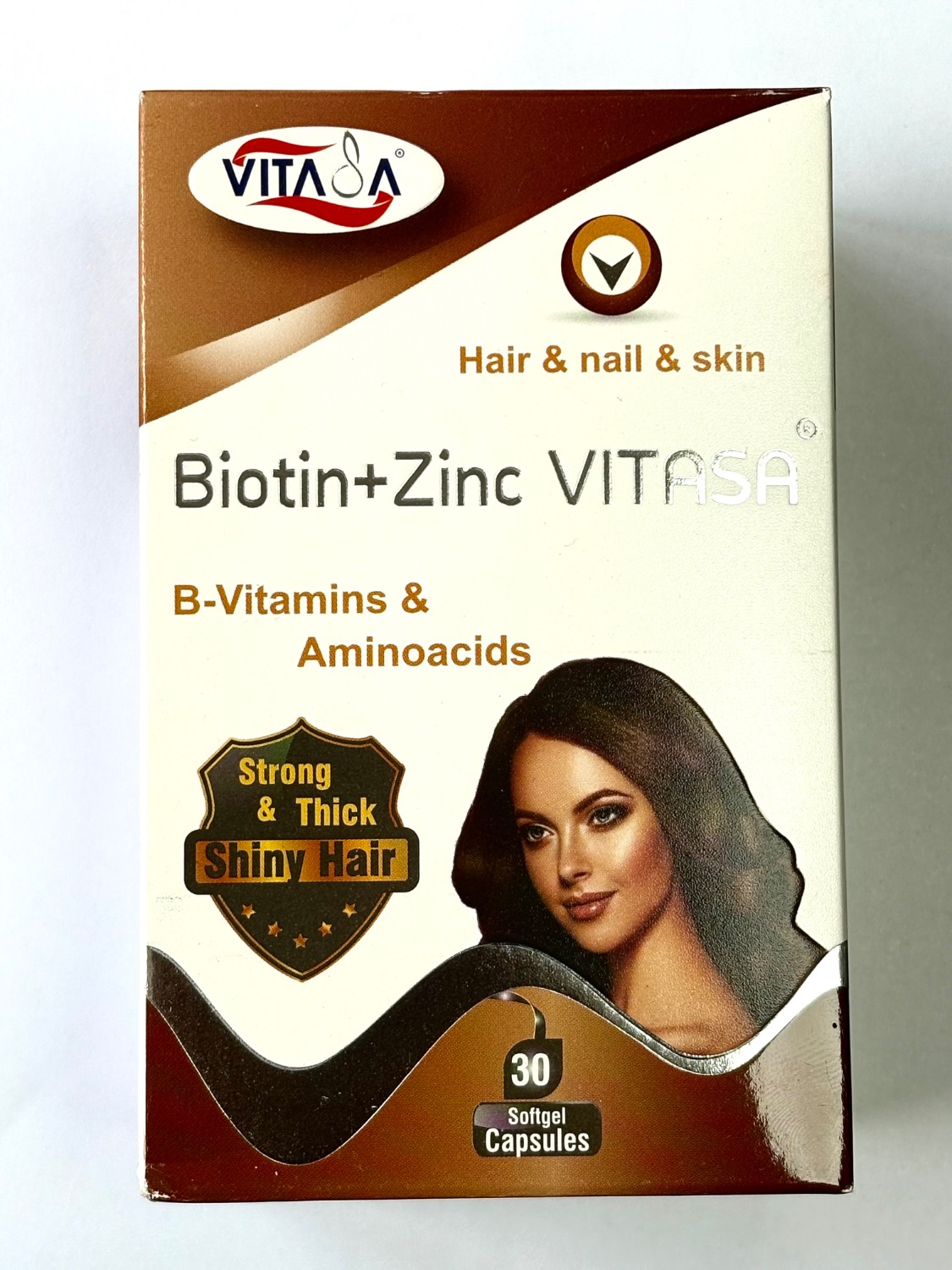کپسول بیوتین + روی + ویتامینهای ب + اسید آمینه ها ( ویتاسا ) 30 عددی - تصویر 1