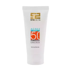 ژل کرم ضدآفتاب اکنس SPF50 مناسب پوست چرب و مستعد جوش ساین اسکین (50 گرم)