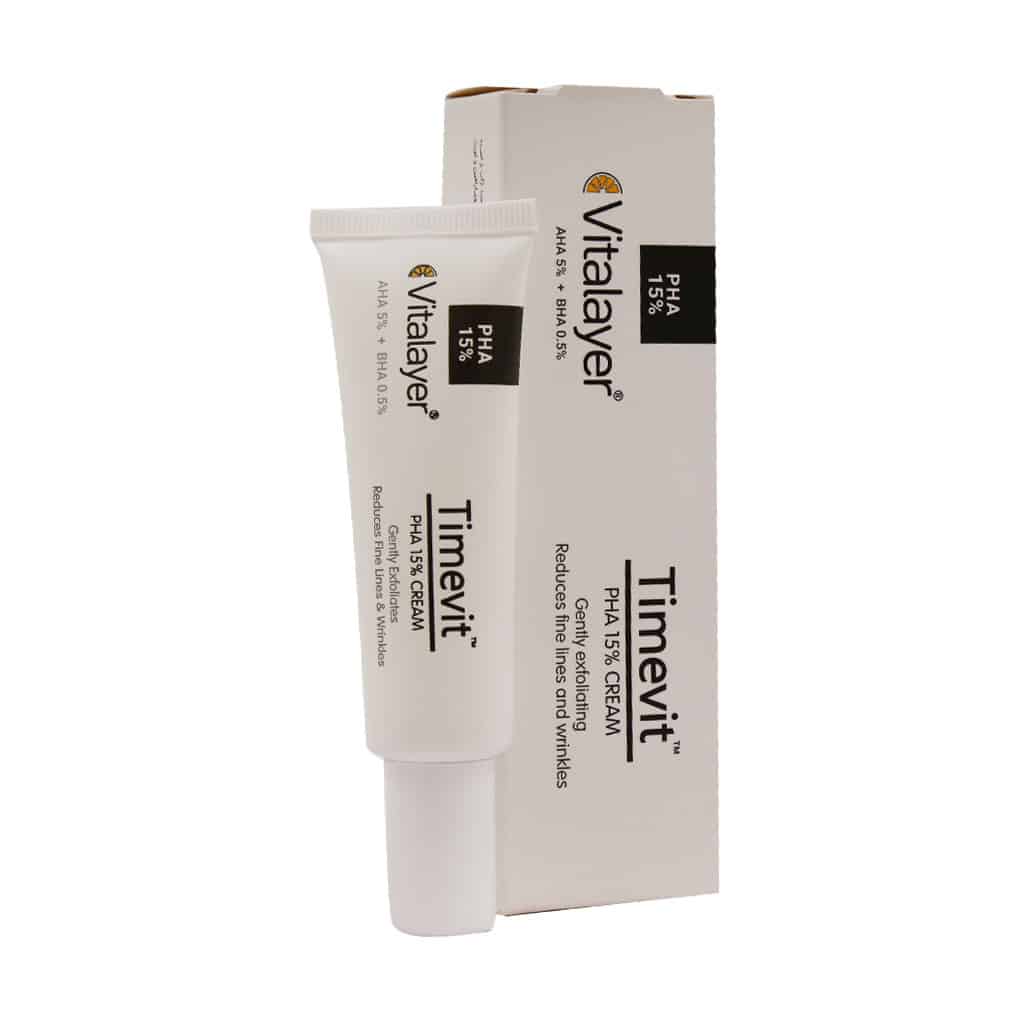 Vitalayer-Timevit-PHA-15-Cream-30 کرم لایه بردار PHA15% تایم ویت ویتالیر (30میلی لیتر) - تصویر 1
