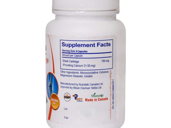 کپسول شارک کارتیلاج 750 میلی گرم ویتاشور (60 عددی)