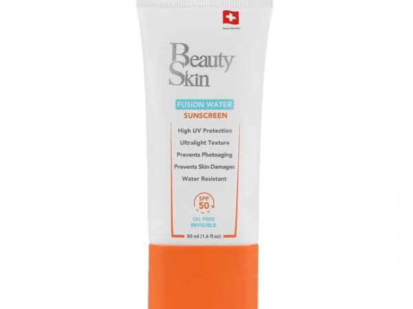 ضد آفتاب بی رنگ مدل Fusion Water با SPF 50 بیوتی اسکین (50 میلی لیتری)