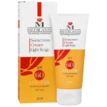 کرم ضد آفتاب با SPF 60 مناسب پوست چرب و معمولی بژ روشن مدیلن - 50 میلی لیتری