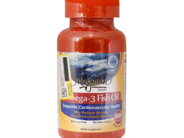 سافت ژل امگا 3 فیش اویل مگنوم ویتامینز (60 عددی)