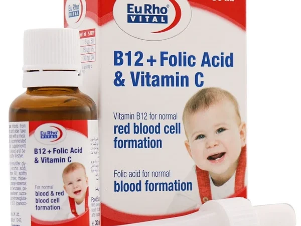 قطره B12 فولیک اسید و ویتامین C یوروویتال (30 میلی لیتری)
