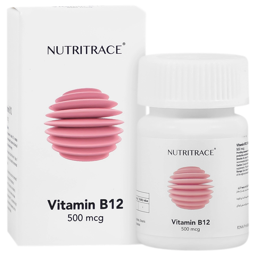قرص ویتامین B12 نوتری تریس 500 میکروگرم (30 عدد)