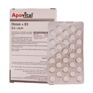 قرص کروم و B3 آپوویتال (30 عددی)