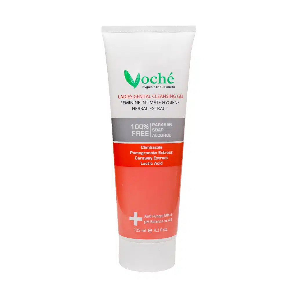 Voche-Ladies-Genital-Cleansing-Gel-125-ml.jpg ژل شستشوی بانوان وچه (125میلی لیتر) - تصویر 1