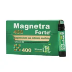 محلول خوراکی منیزیوم + ویتامین ب6 400میلی گرم + 2.4میلی گرم مگنترا فورت -  25میلی لیتر 10 شات