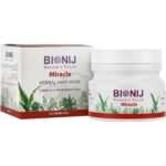 ماسک موی گیاهیمناسب موهای رنگ و کراتینه شده بیونیج  (450میلی لیتر)