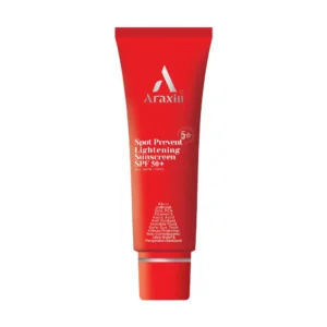 کرم ضد آفتاب روشن کننده و ضد لک SPF50 آراکسین (40 میلی لیتر)