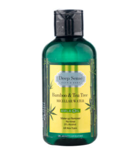 پاک کننده آرایش صورت حاوی عصاره درخت چای و روغن آملا مناسب پوست چرب دیپ سنس (150 میلی لیتر)