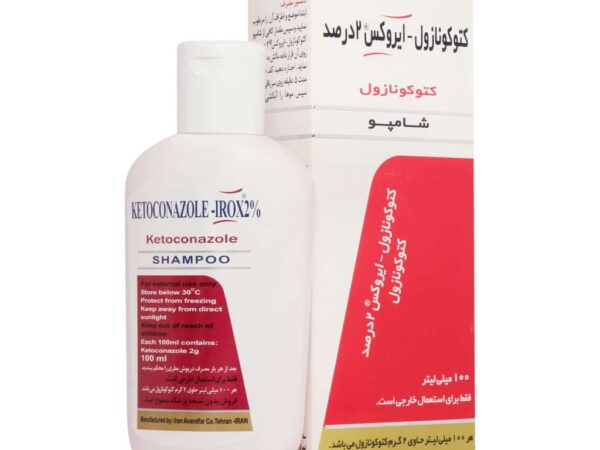 شامپو کتوکونازول 2% ایروکس (100 میلی لیتری)