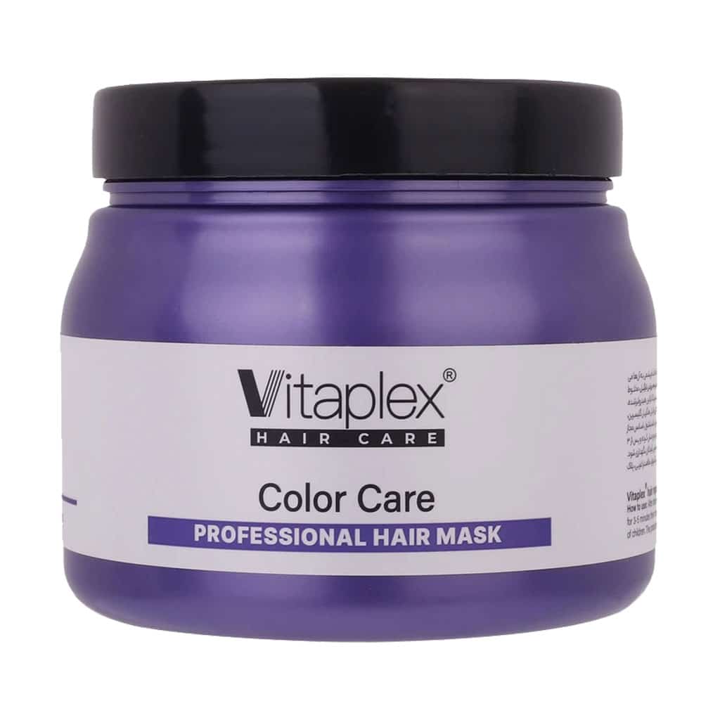 Vitaplex-Colored-Hair-Mask-500-ml ماسک ترمیم کننده موهای رنگ شده ویتاپلکس(500میلی لیتر) - تصویر 1