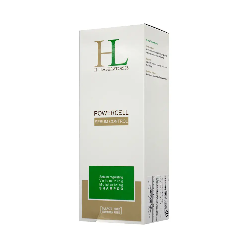sebum-control-volumizing-shampoo-hl-1 شامپو مناسب موهای چرب اچ لابراتوریس(200میلی لیتر) - تصویر 1