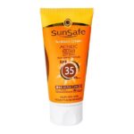 کرم ضد آفتاب SPF35 فاقد چربی رنگ بژ روشن سان سیف (50 میلی لیتر)