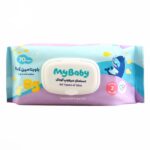 دستمال مرطوب کودک حاوی ویتامین E و B5 مای بیبی (70 عددی)