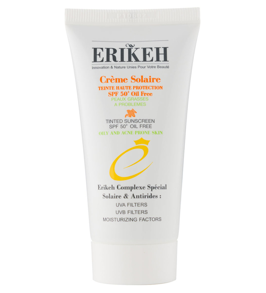 فلوئید ضد آفتاب بژ روشن و فاقد چربی دارای spf50 اریکه | 50 میلی لیتری - تصویر 1